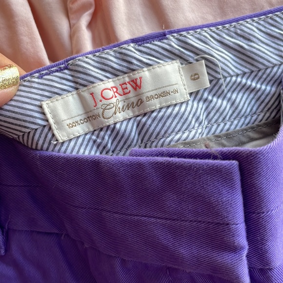 J CREW & CURRENT ELLIOT sz6/28 summer shorts chinos lot purple pink - Picture 2 of 6